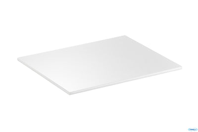 Zero-Vassoio In Melamina Bianca Aspetto Lucido Gn 1.3 Cm 32,5X17,6 H.1,5 Con Piedini Antiscivolo 84