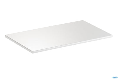 Zero-Vassoio In Melamina Bianca Aspetto Lucido Gn 1.4 Cm 26,5X16,2 H.1,5 Con Piedini Antiscivolo 84