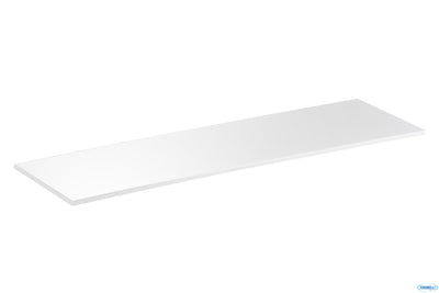 Zero-Vassoio In Melamina Bianca Aspetto Lucido Gn 2.4 Cm 53X16,2 H.1,5 Con Piedini Antiscivolo 8418