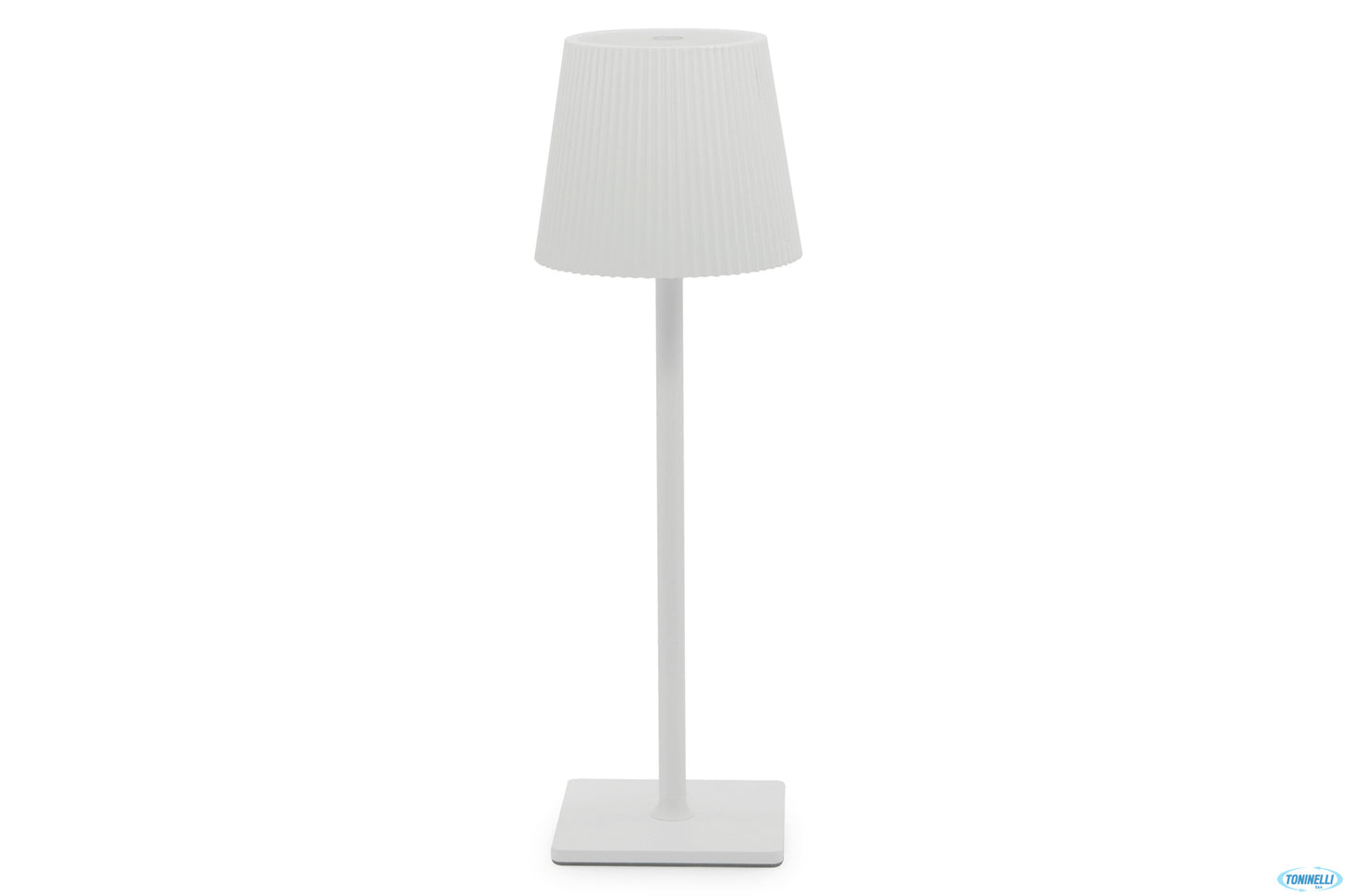 PLISSE-LAMPADA TAVOLO LED CM.10XH.34 BIANCA