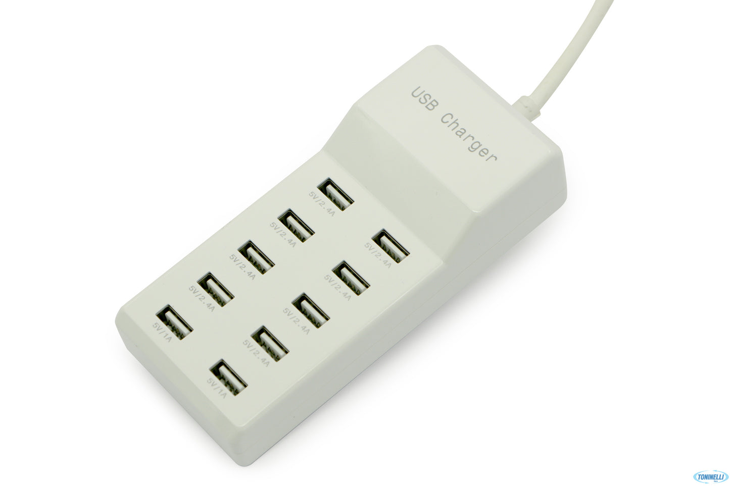 PRESA MULTIPLA HUB USB 10 PORTE X LAMPADE