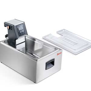 Vasca inox con coperchio 1/1 gastronorm