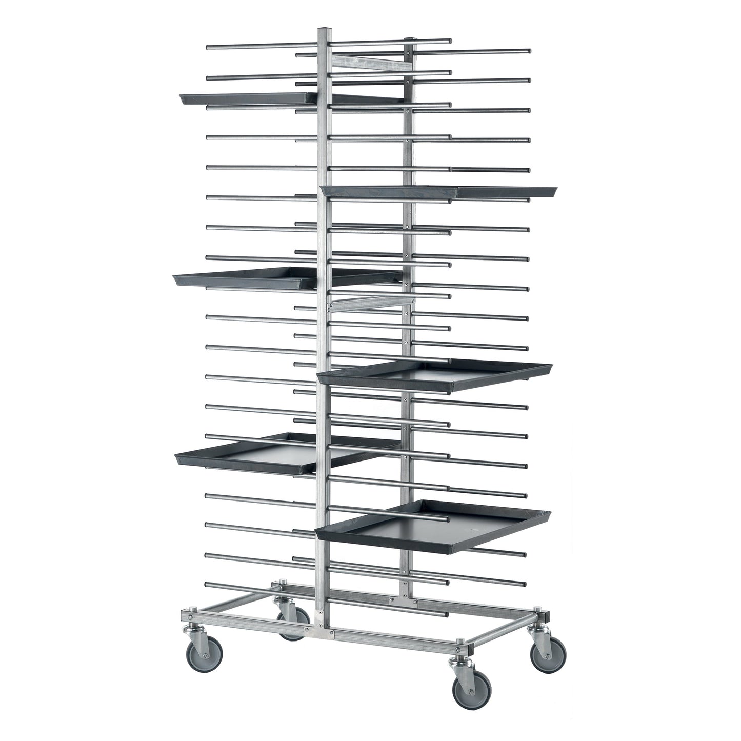 Carrello Porta Teglie 51X86X172 Bz-4U