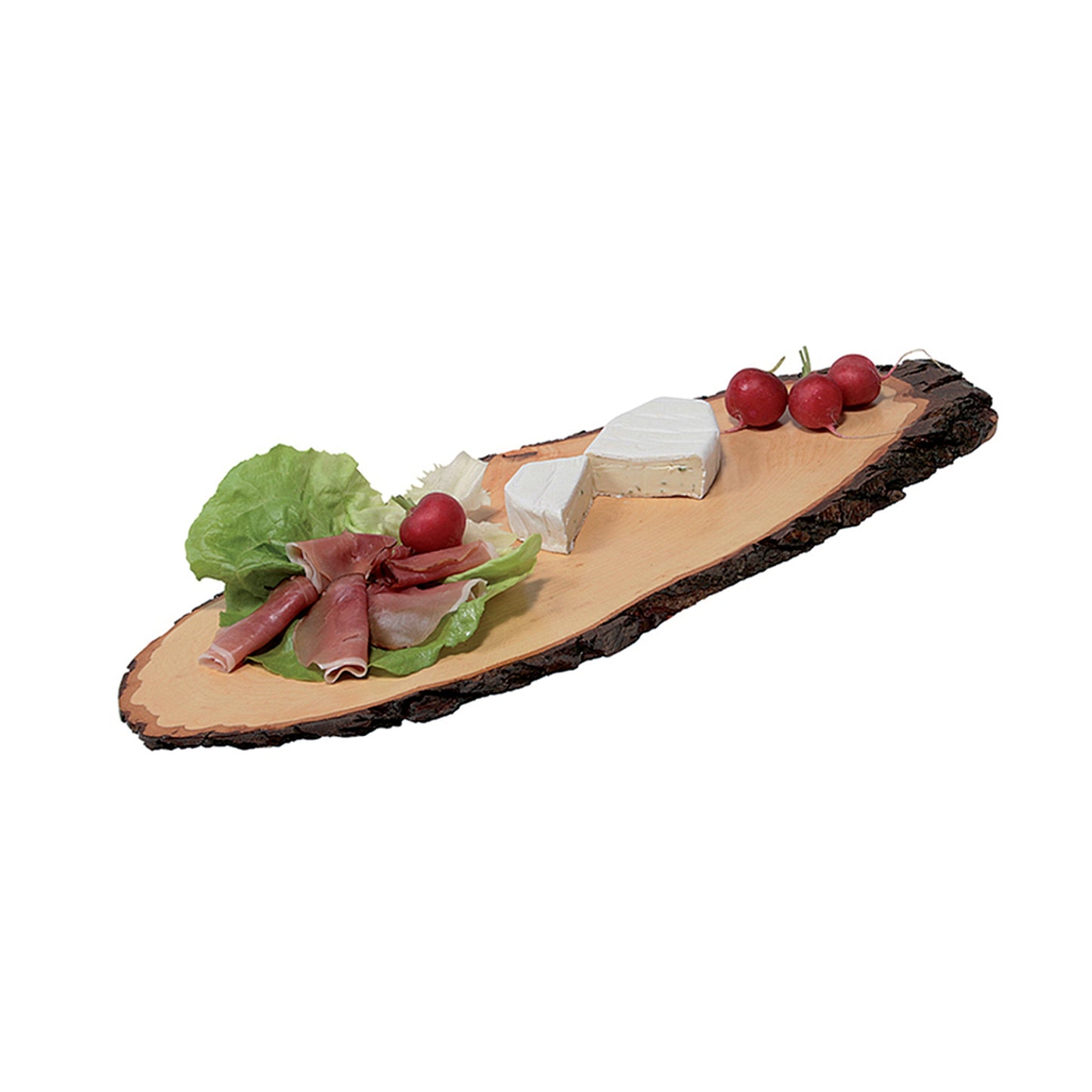 Tagliere Legno Ontano 40-49X17H1,5 -5-
