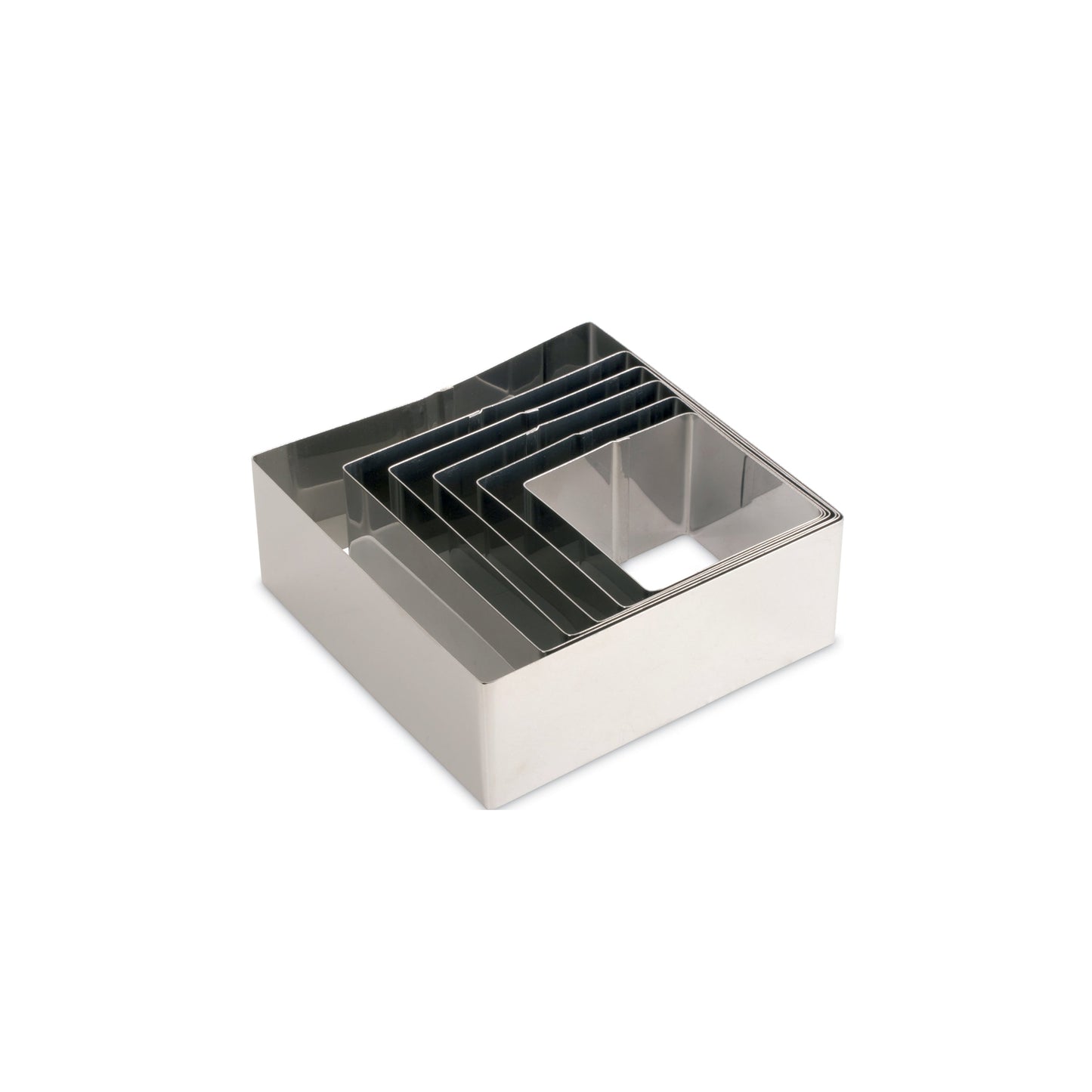 Anello Conf.6 Pz Quadro Inox