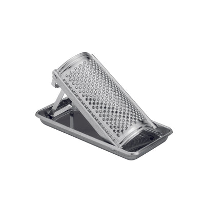 Grattugia Inox Cromata C/Raccoglitore