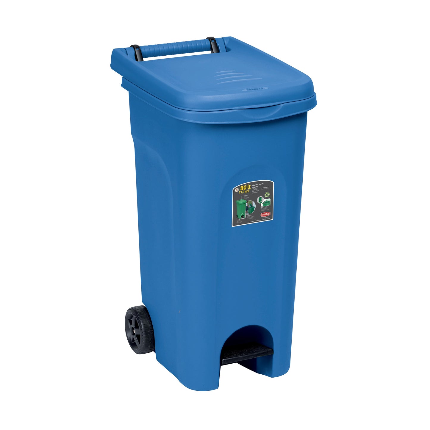 Bidone Urban Eco System Lt.80 Blu