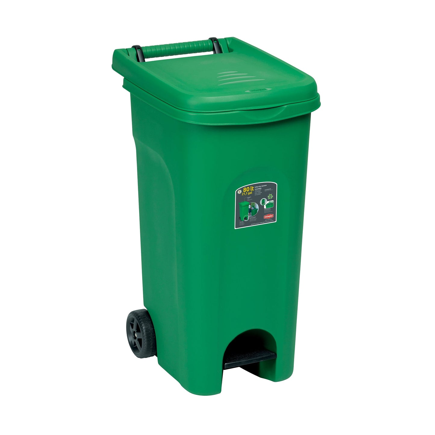 Bidone Urban Eco System Lt.80 Verde