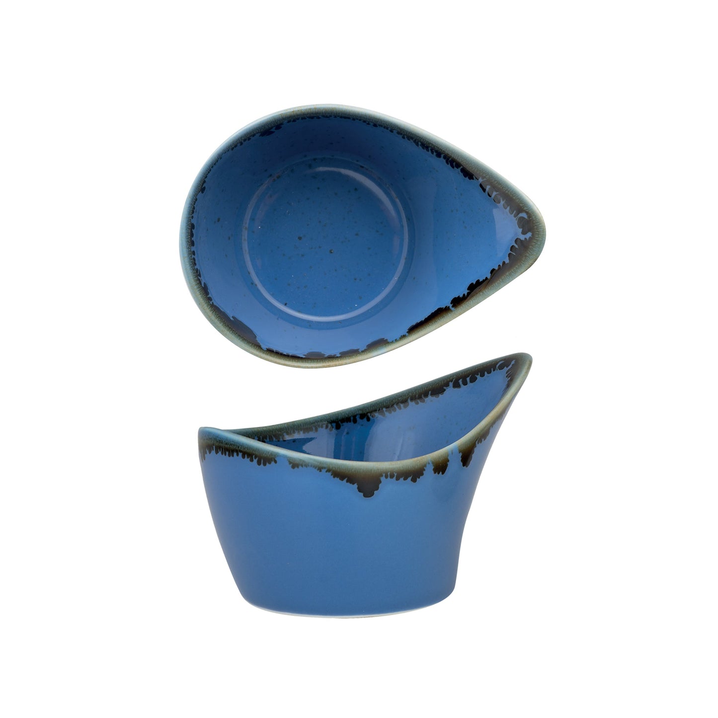 Coppetta Ovale Cm.11X8H7 Blu +++