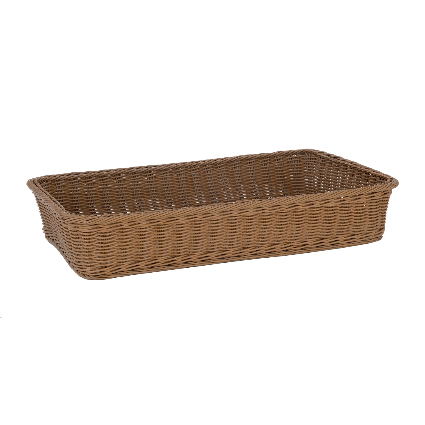 Cesta Pp Rattan Marrone Gn1/1 H10 C04074