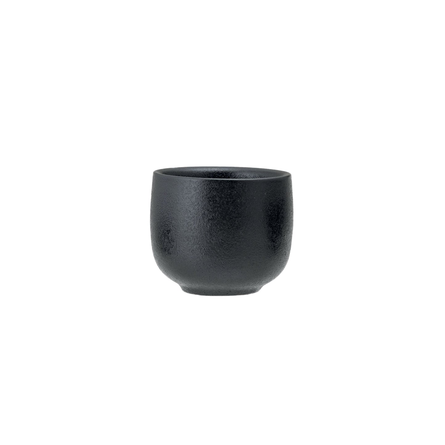 Bicchiere Sake Jap Stoneware Nero Opaco Ø Cm.5,7 H.5 - Confezione da 18 Pz.