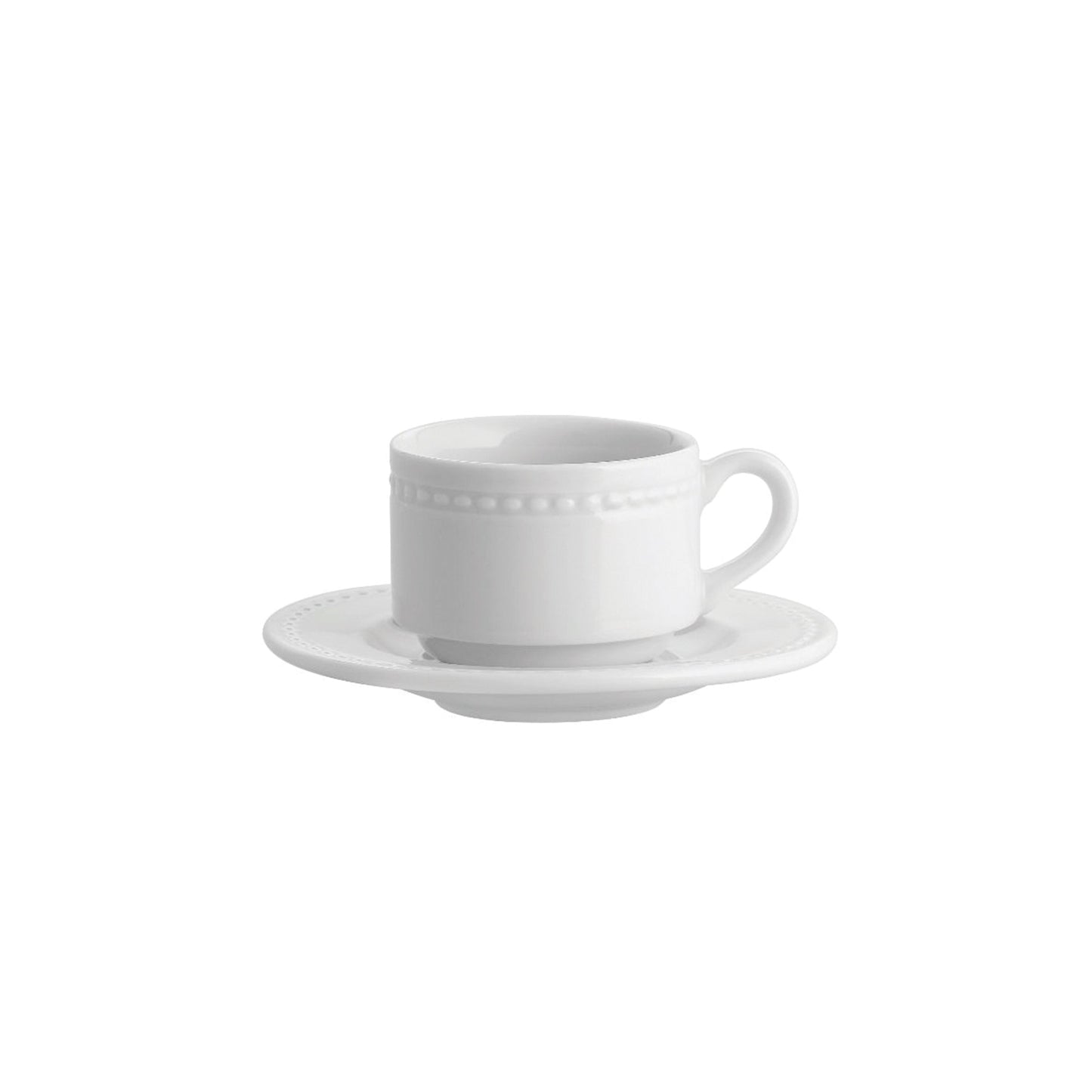 Tazza Caffe' Impilabile Perla Cl.9 Ø Cm.6,6 H.5 - Confezione da 12 Pz.