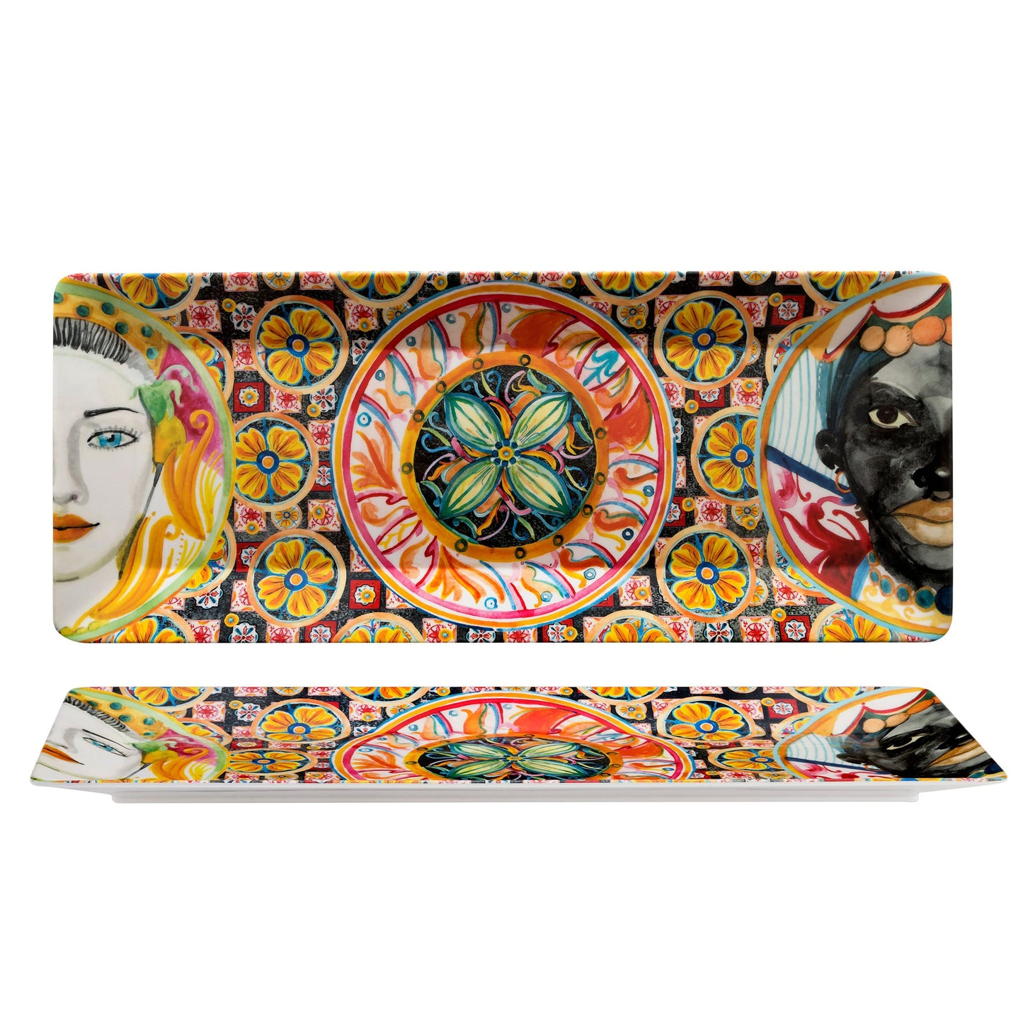 Caltagirone Vass.Rett.Melamina 48X20