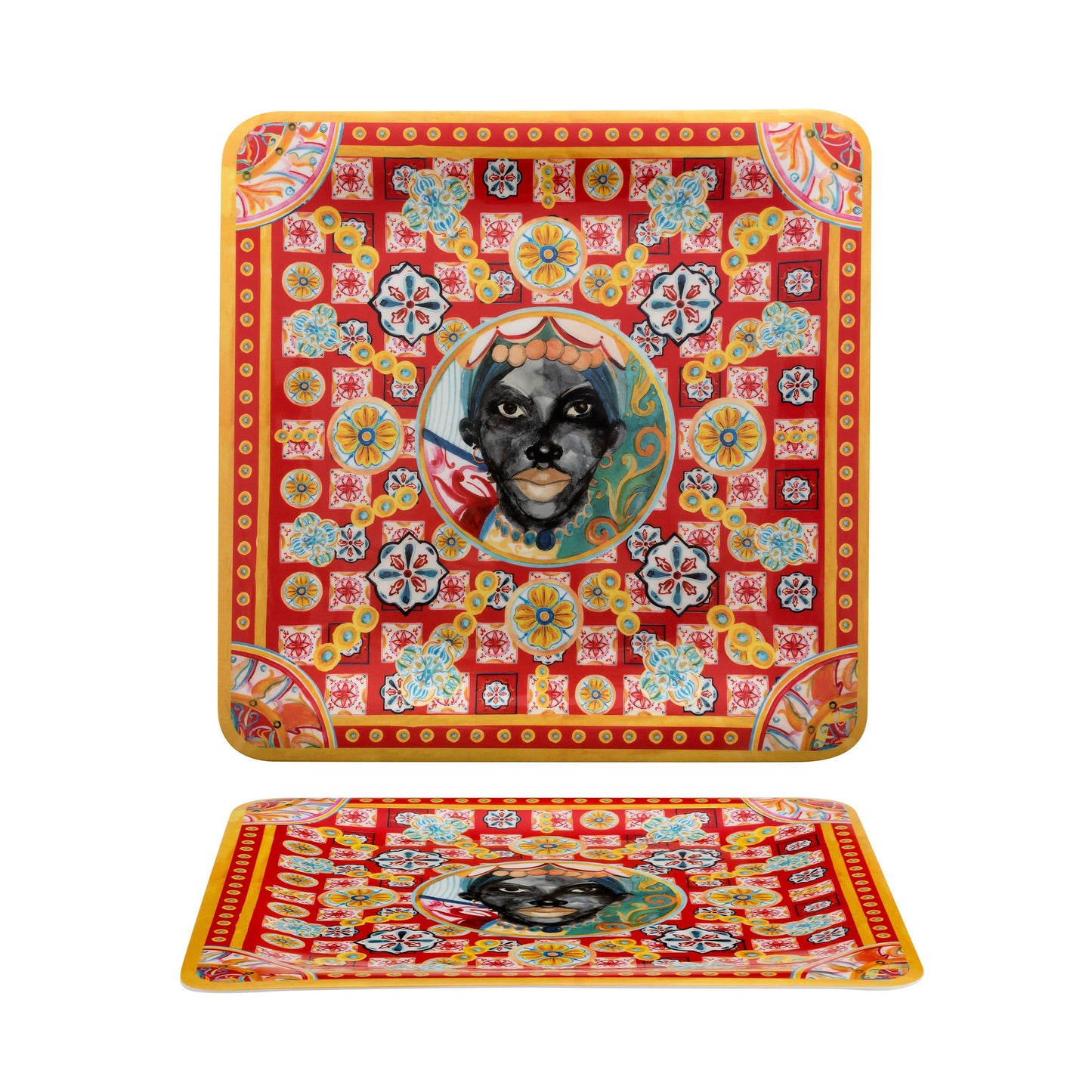 Caltagirone Vass.Quadro Melamina 36X36