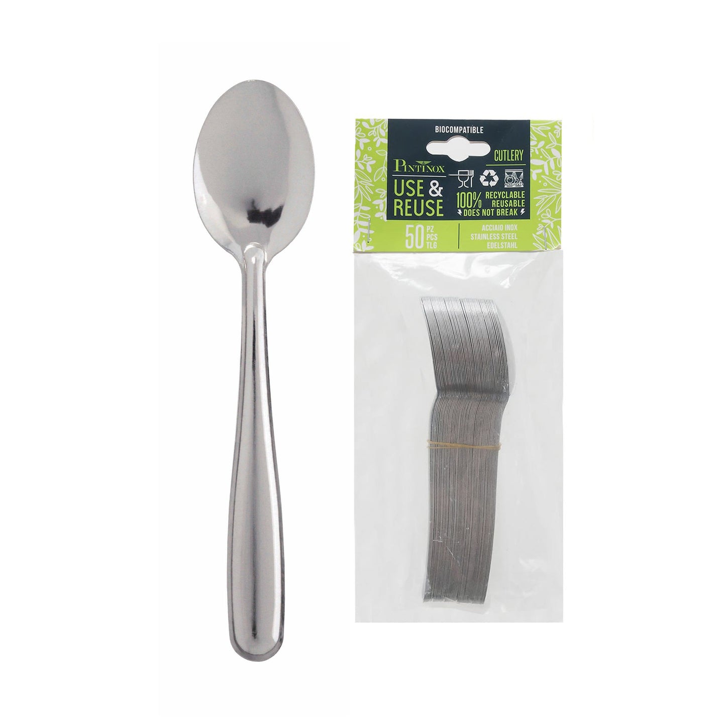 Conf.50 Pz Use&Reuse Cucchiaio Tavola