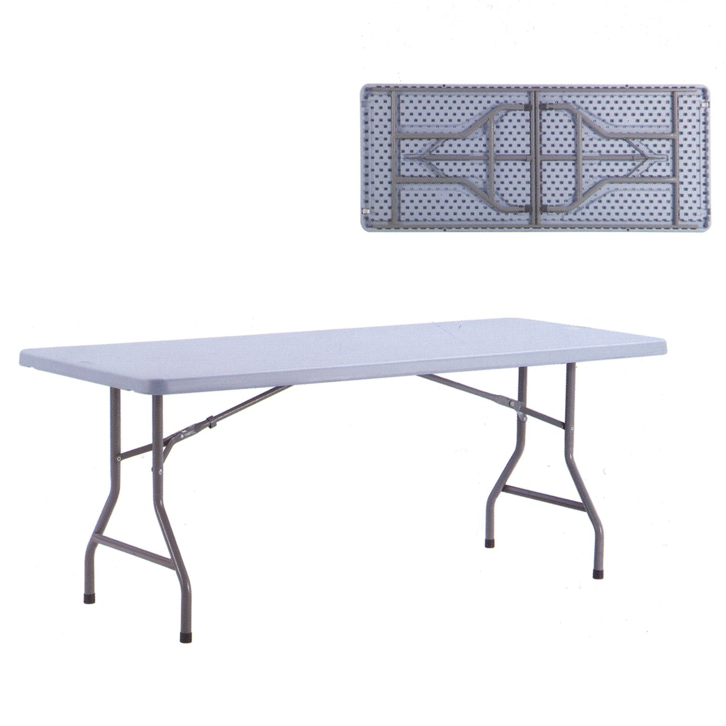Tavolo Catering Ret.200X90H74 Gambe Pieg