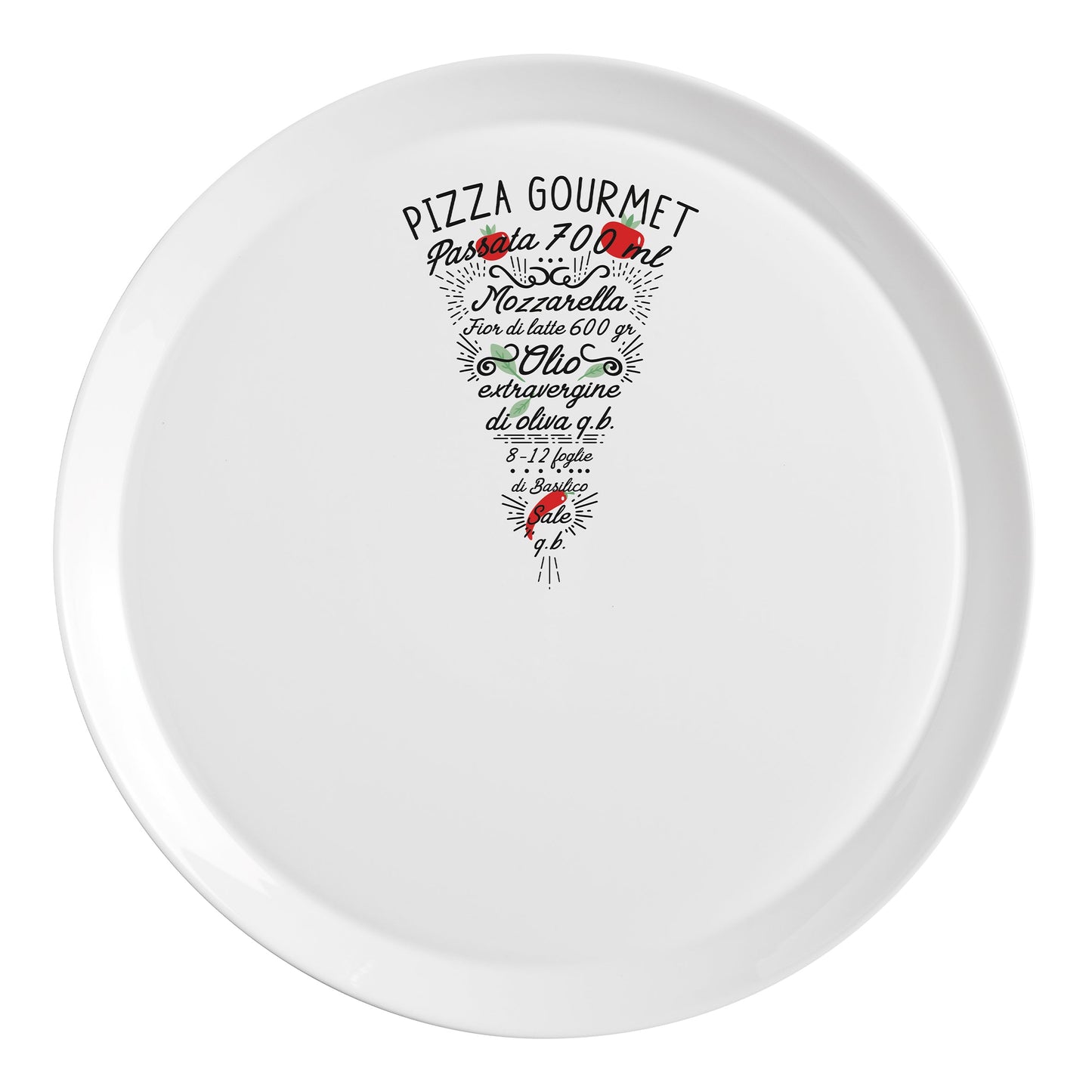 Ronda Piatto Pizza Gourm.Fetta 33 F6Ct12