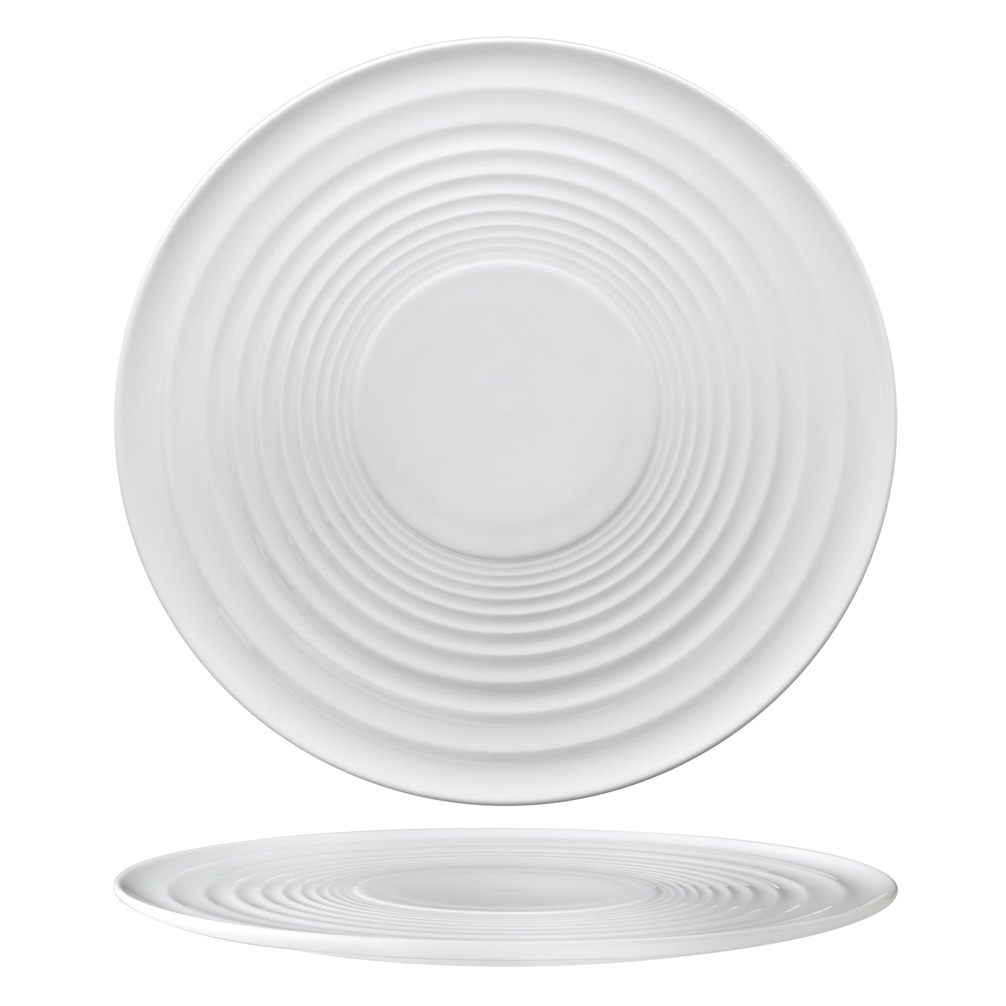 Piatto Presentazione Fluctus Glazed Lucido Chefs Collection Ø Cm.31 Smaltato - Confezione da 6 Pz.