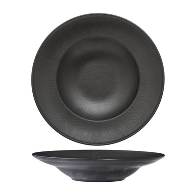 Piatto Pasta Black Matt Ø Cm.26 - Confezione da 6 Pz.