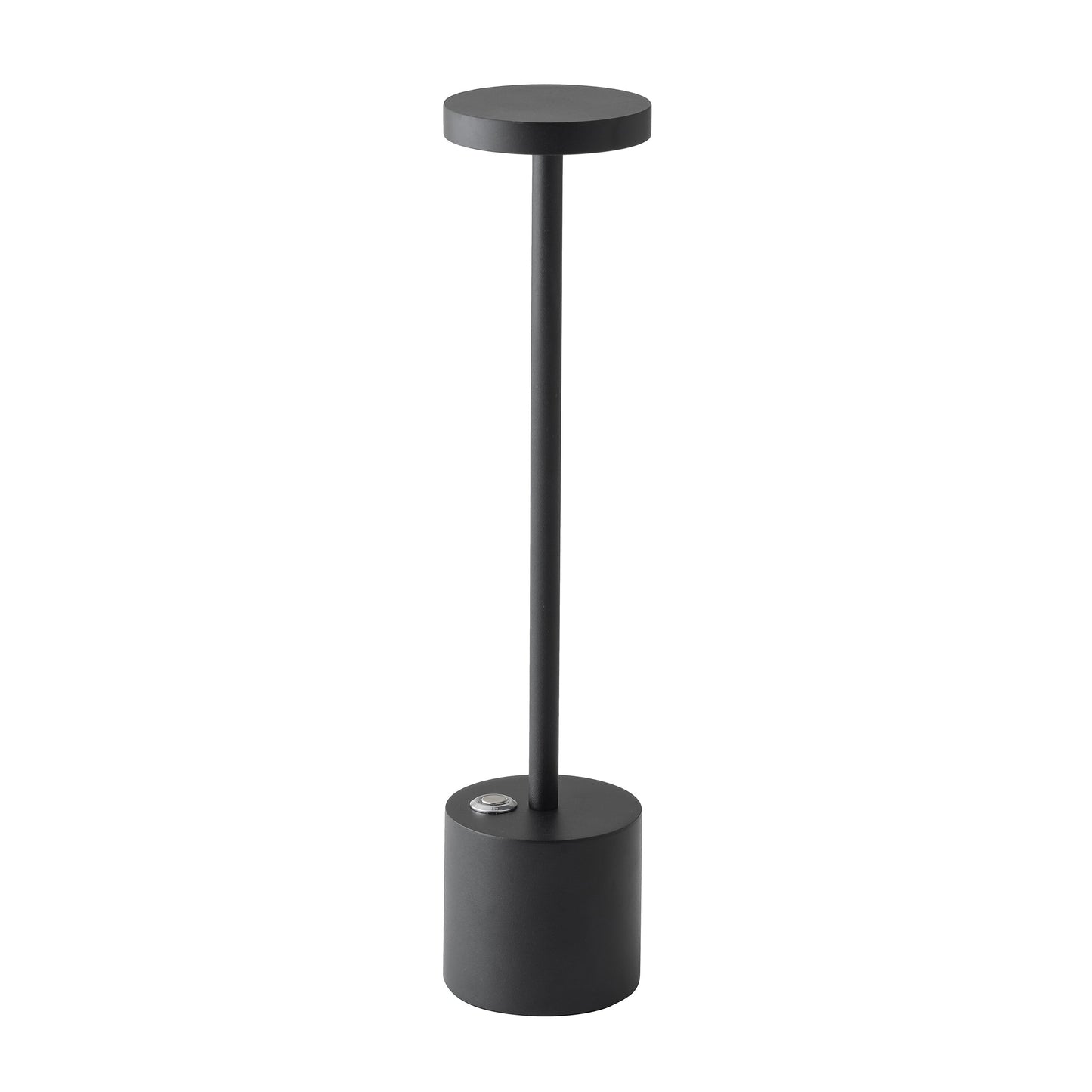 Polly Lampada Led Touch Nera A Luce Regolabile Ø Cm.8 H.35