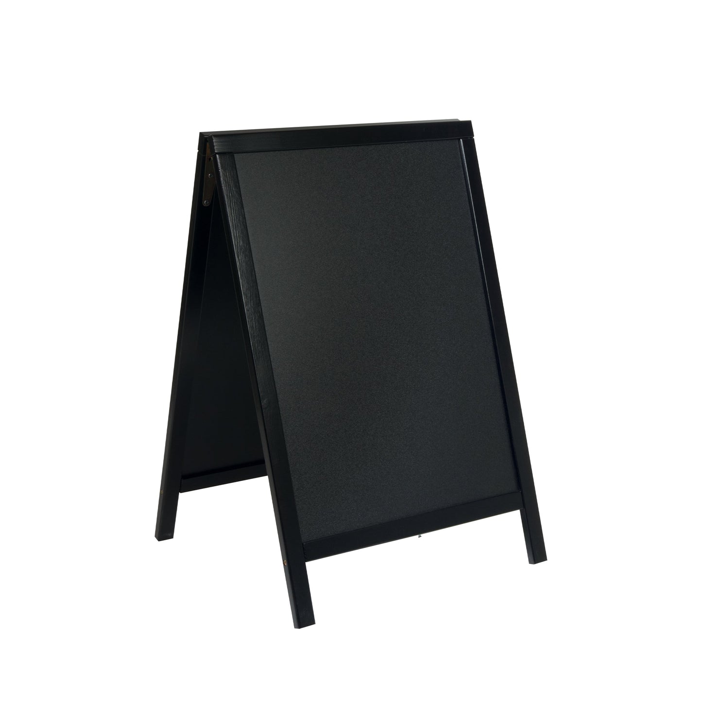 Lavagna a Cavalletto Bifacciale Nera Legno di Pino Cm.54,5x44x56,5 H.85