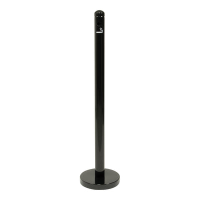 Base Posacenere A Colonna Nero Cm25 H4