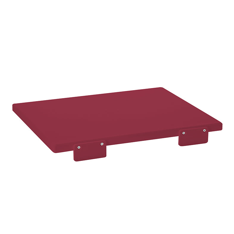 Tagliere Hdpe Rosso C/Batt.50X30H2