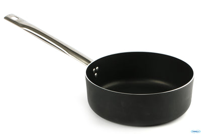 2100-Antiaderente Casseruola Bassa 1 Manico Cm.24 2124.24