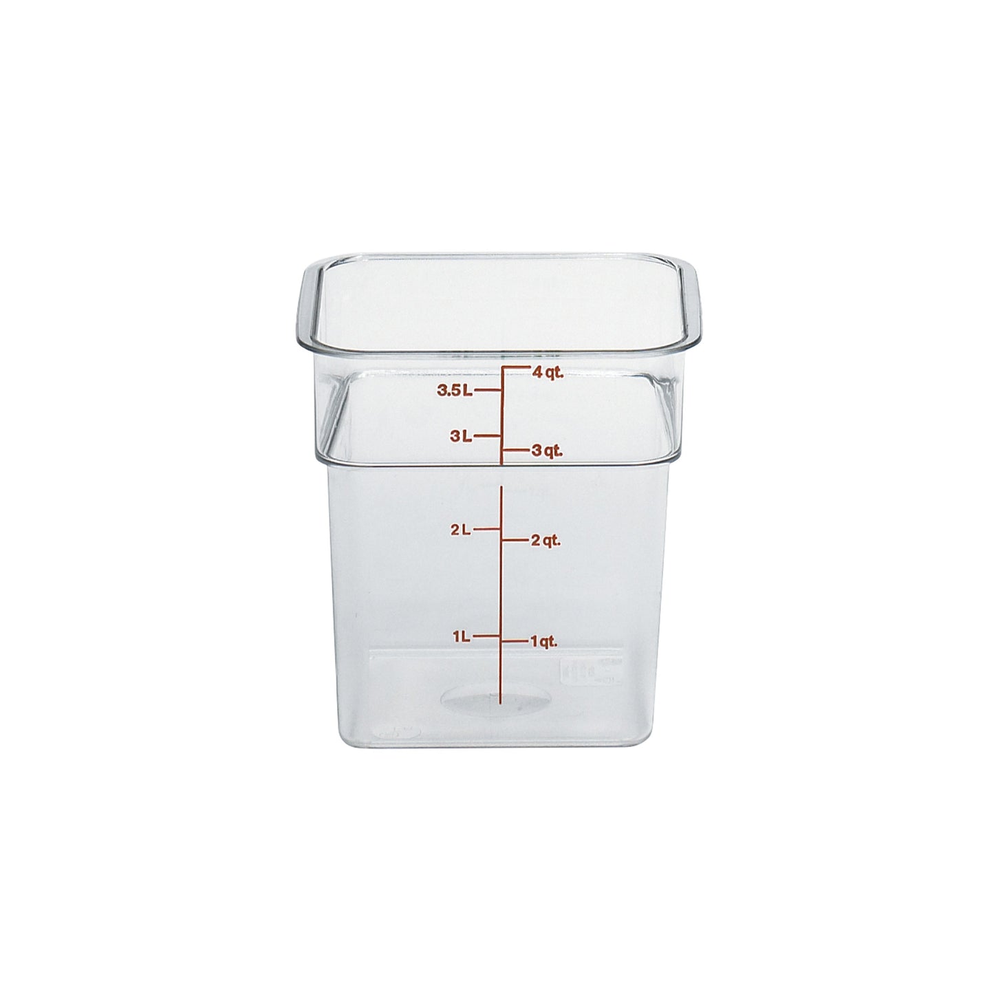 Cambro Contenit.Quadro Lt.3,8 4sfscw135