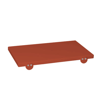 Tagliere Pol.Rosso Matt.50x30x2 C.Batt.