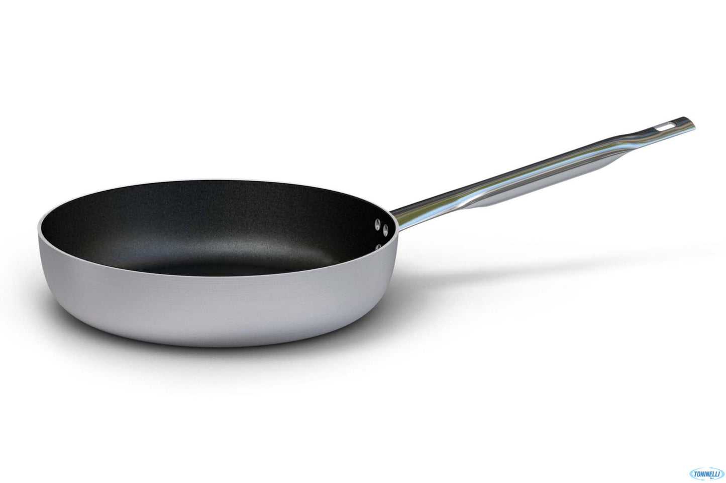 Linea 6700 - Padella Dritta A Friggere 1 Manico Per Induzione Cm. 32 6704.32