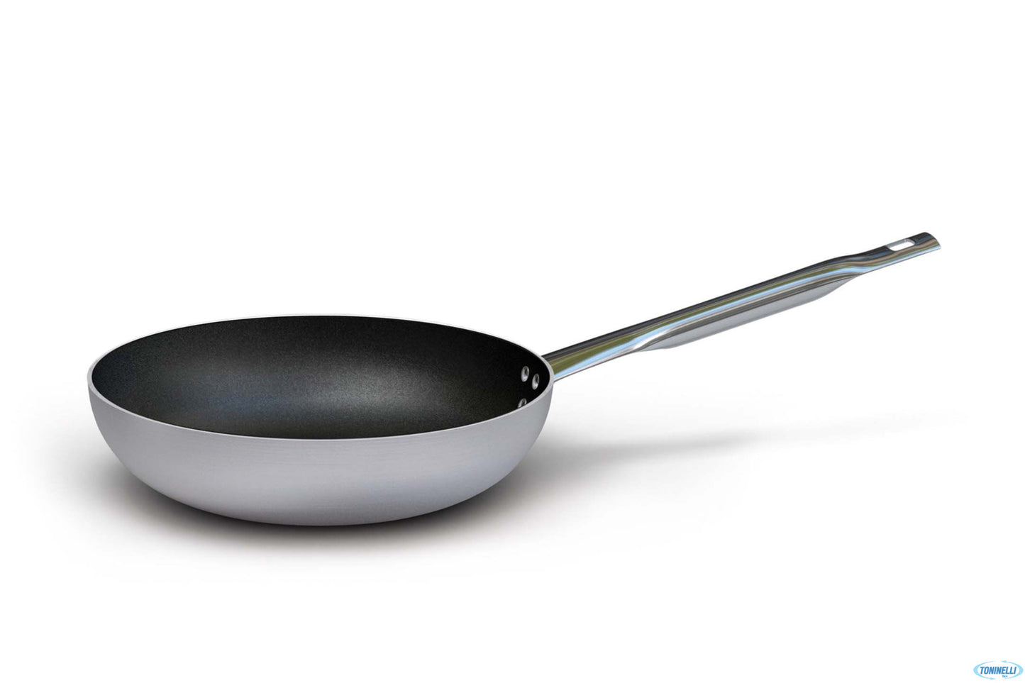 Linea 6700 - Padella Svasata Alta 1 Manico Per Induzione Cm.36 6702.36