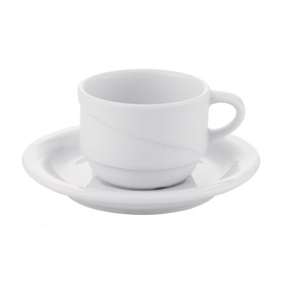 Piattino per Tazza The/Colazione X-Tanbul Bianco - Confezione da 12 Pz.