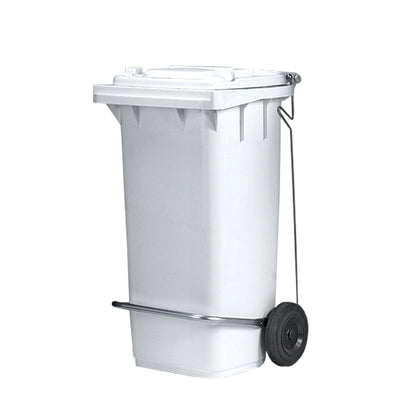 Bidone Politene C/Ped+Ruote 120Lt B/Co 107956