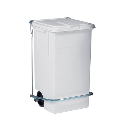 Bidone Politene C/P+Ruot.100 B.Co