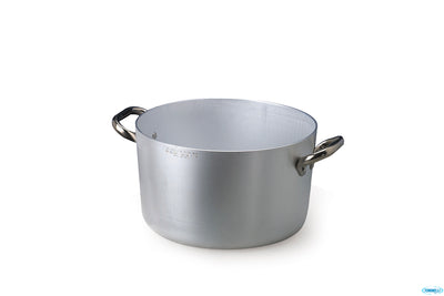 Casseruola Alta Alluminio 2 Maniglie Inox Cm.38 Senza Coperchio