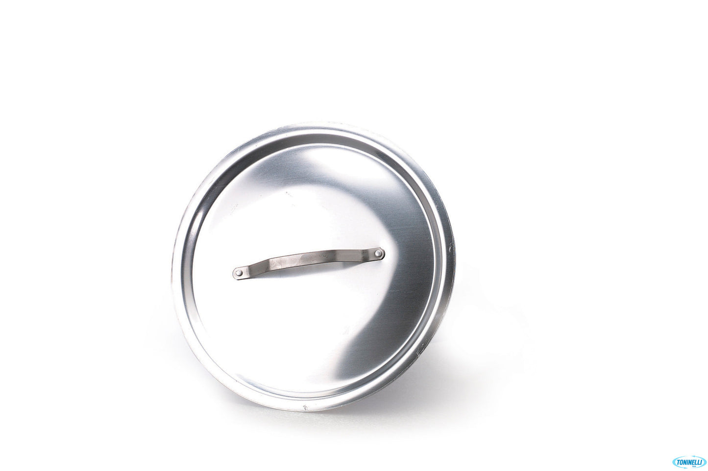Coperchio Rotondo Pesante Cm 45 Alluminio Con Ponticello Inox