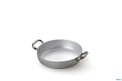 Tegame 3 Mm Alluminio Con Due Maniglie Inox Cm 40 H 7,2