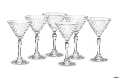 America 20S Confezione 6 Calici Martini Small Cl 15 H 15,4 Diametro Cm 7,6