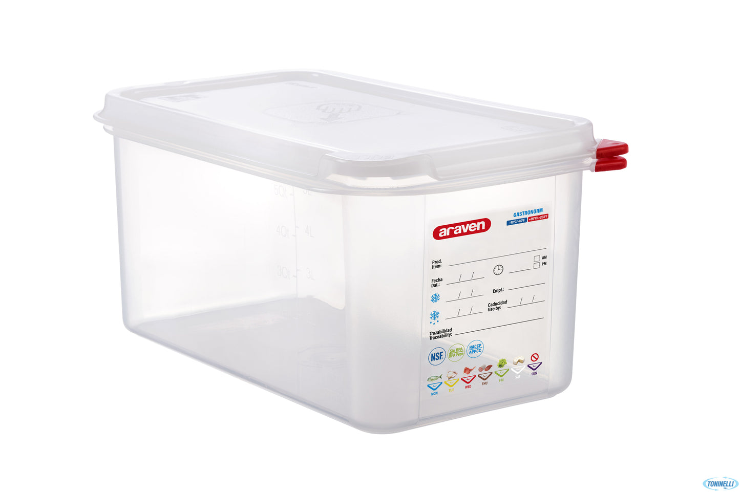 Araven Gastronorm Ermetico 1.3 L.6 325X176X150 3031