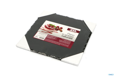 Ardesia Naturale-Piatto Quadro Cm.25X25 1197