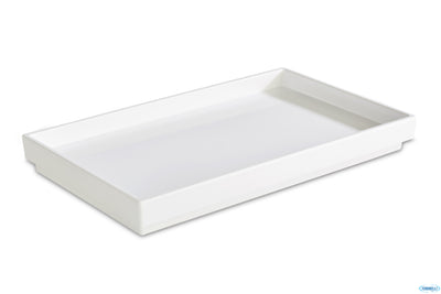 Asia Plus-Vassoio Melamina Bianca Lucida Gn 1.4 Cm 26,5X16,2 H.3 15452