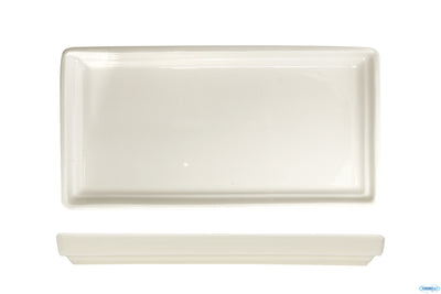 B.B. White-Piatto Rettangolare Cm.20,3X10,3X2,1 Ba2672