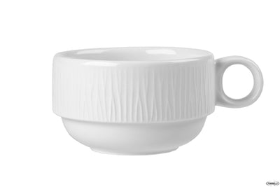 Bamboo White-Tazza Cappuccio Impilabile Bassa Cl 28 Whbalc281