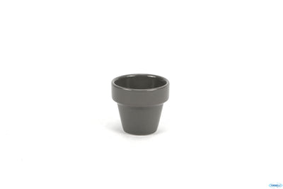 Bit On Side Grey-Vasetto Con Bordo Diametro Cm 5,8 H 5,5 Bcpepl21
