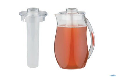 Caraffa X Succhi In Plastica Con Tubo Refrigerante Lt.2,8 13Xh.27 10769