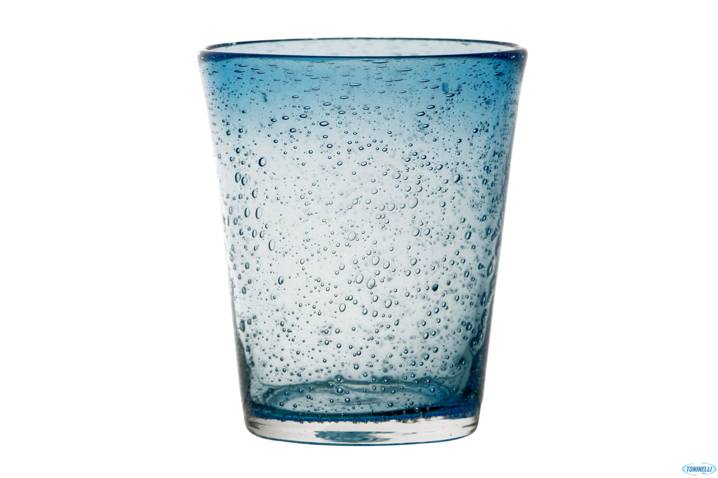 Bubbles-Bicchiere Acqua Cl.31,5 Incamiciato Azzurro T089105C32