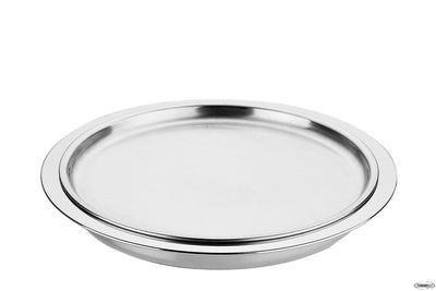 Buffet-Piatto Affettati Inox Doppia Parete Cm.47,5Xh.5 50952552