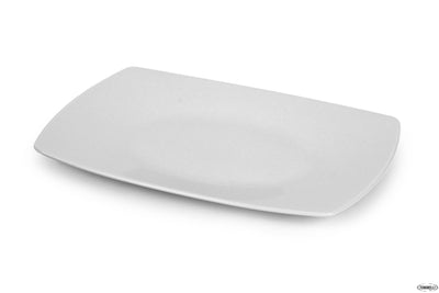 Cancun-Piatto Rett.Cm.32 Porcellana 0184
