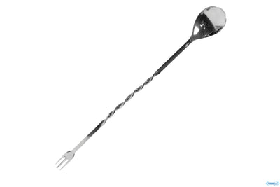Cucchiaio Miscelatore Acciaio Bar Con Forchettina H503K
